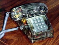 clear touch tone Western Electric telephone