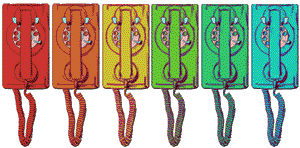 colored wallphones 1