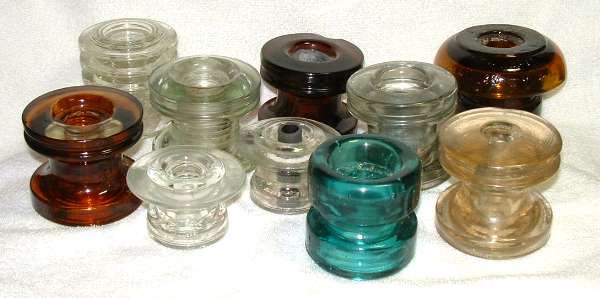 Large Glass Spools
