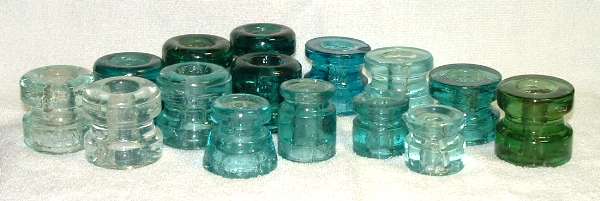 Small Glass Spools