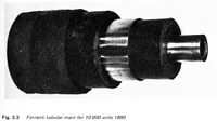 Fig. 3.3 - Ferranti tubular main for 10,000 volts, 1890