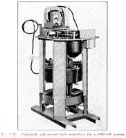 Fig. 9.17. Adjustable coil ground-fault neutralizer for a 660-volt system.