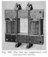 Fig. 160. - The first arc suppression coil ever put into service.