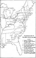 Telegraph Map of the United States, Dec. 1846