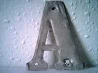 Metal 'A' - front view