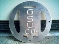 GSU CO. pole tag - front view