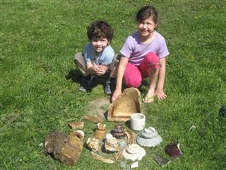 Various pieces from the dump.  

Here