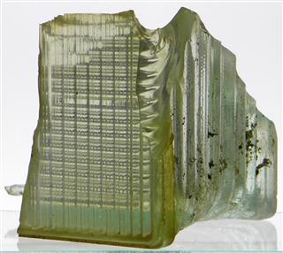 Piece of glass block