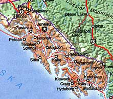 Southeast Alaska Map