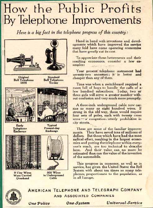 Telephone Improvments