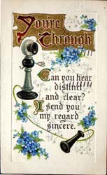 telephone postcard