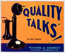 ouality phone crate label