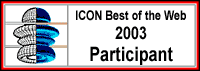 2003 Participant for Best of the Web award
