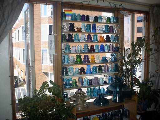 Window full of insulators